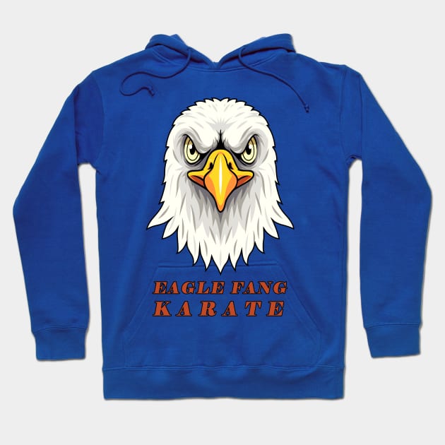 Eagle Fang Karate ( An Aggressive Eagle ) Hoodie by Ghean